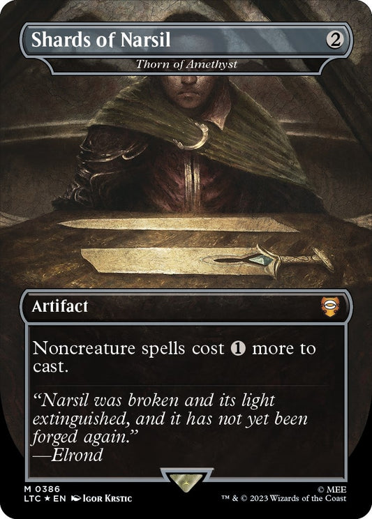 Shards of Narsil - Thorn of Amethyst (Surge Foil) (386) (LTC)