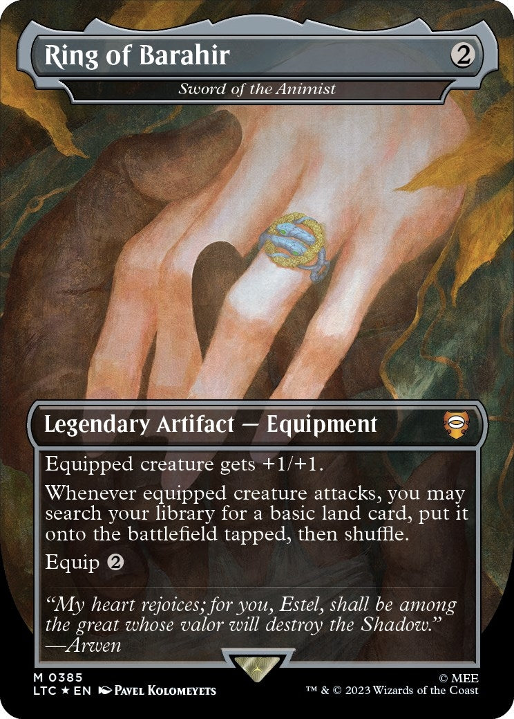 Ring of Barahir - Sword of the Animist (Surge Foil) (385) (LTC)