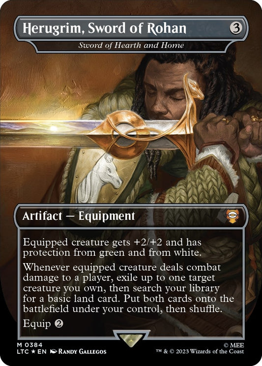 Herugrim, Sword of Rohan - Sword of Hearth and Home (Surge Foil) (384) (LTC)