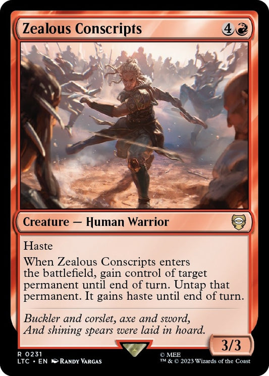Zealous Conscripts (231) (LTC)
