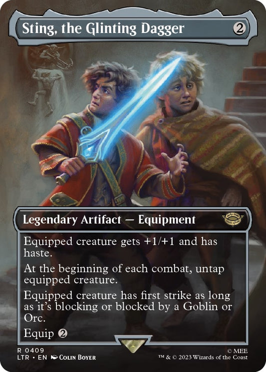 Sting, the Glinting Dagger (Borderless) (409) (LTR)