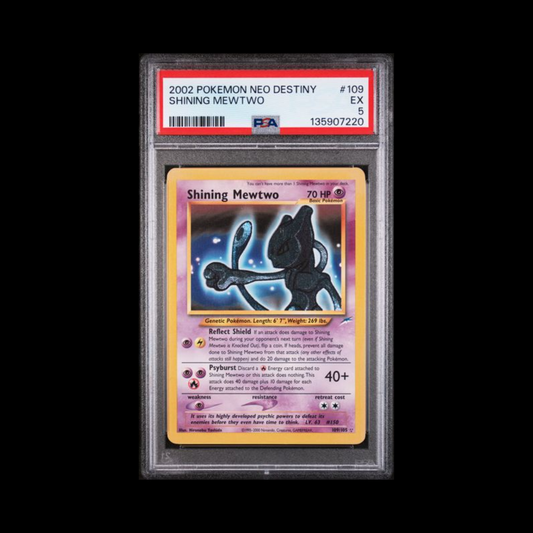 Pokemon Slab Shining Mewtwo 109 PSA 5 EX 2002