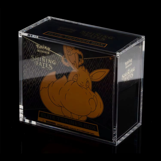 PREMIUM Acrylic Display Case For Pokemon Elite Trainer Box, Magnetic Closure