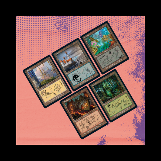 MTG Magic The Gathering Secret Lair Post Malone: The Lands Sealed