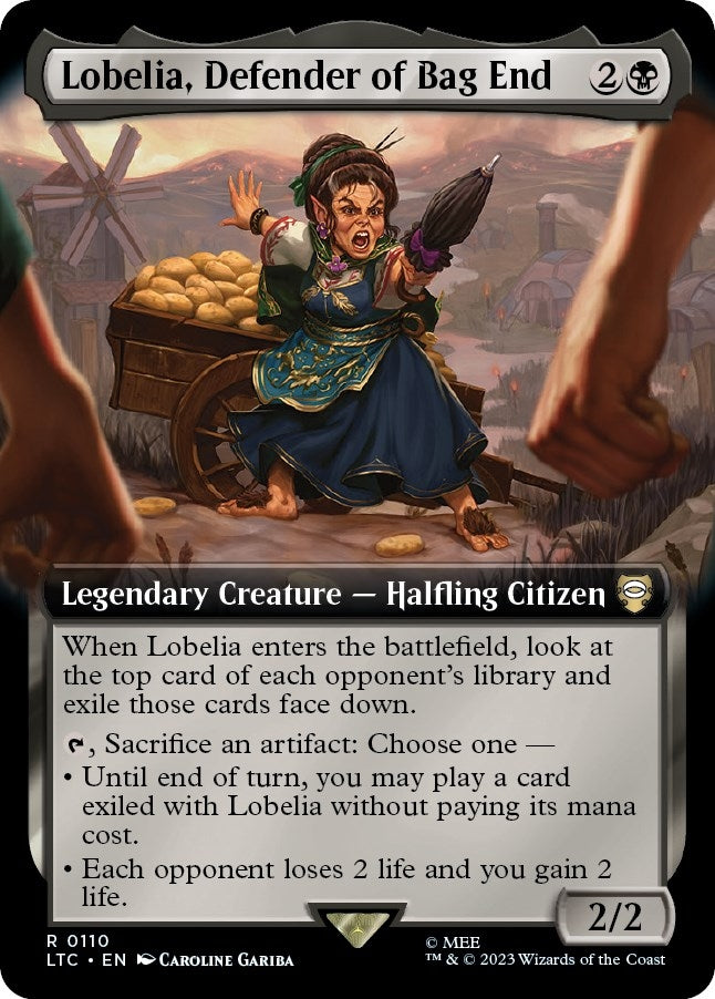 Lobelia, Defender of Bag End (Extended Art) (110) (LTC)
