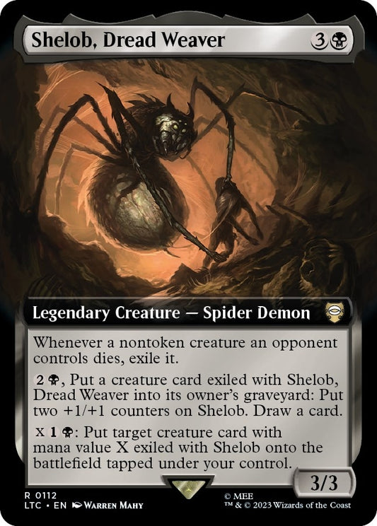 Shelob, Dread Weaver (Extended Art) (112) (LTC)
