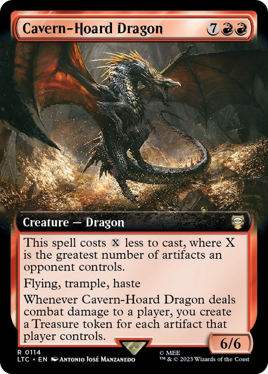 Cavern-Hoard Dragon (Extended Art) (114) (LTC)