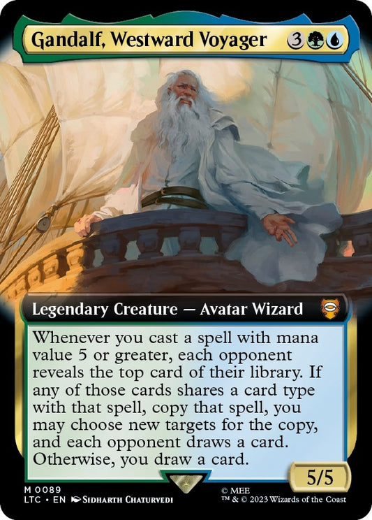 Gandalf, Westward Voyager (Extended Art) (89) (LTC)