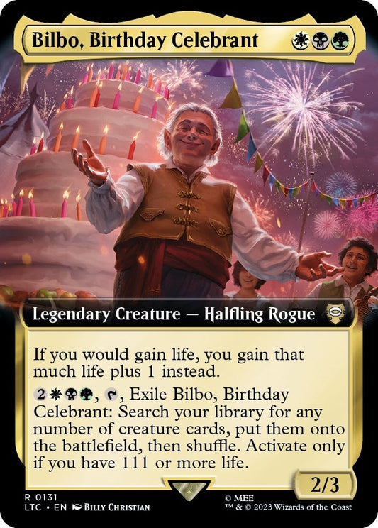 Bilbo, Birthday Celebrant (Extended Art) (131) (LTC)