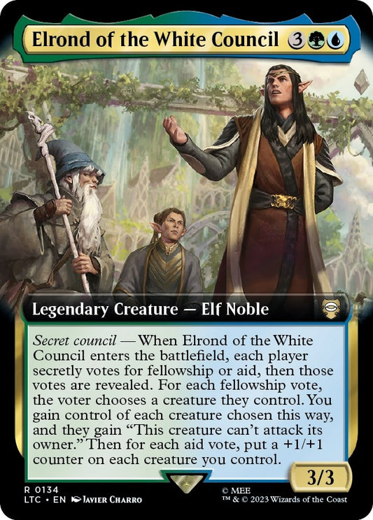 Elrond of the White Council (Extended Art) (134) (LTC)