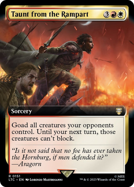 Taunt from the Rampart (Extended Art) (151) (LTC)