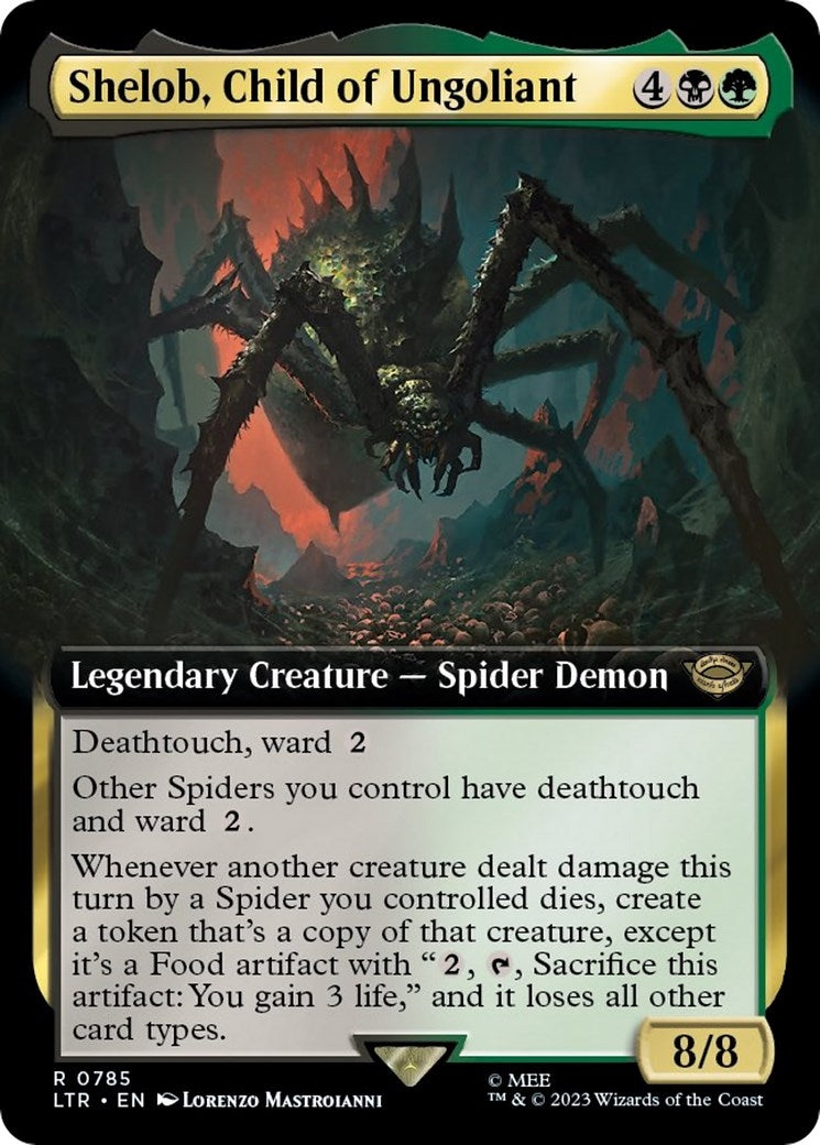 Shelob, Child of Ungoliant (Extended Art) (Surge Foil) (785) (LTR)
