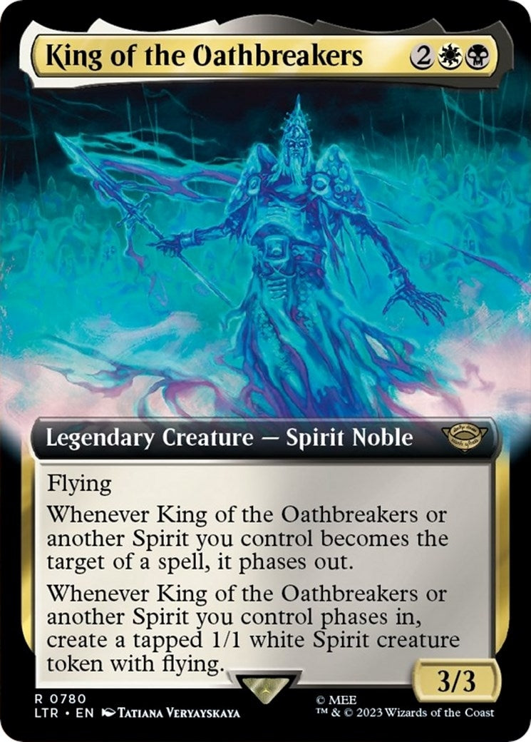 King of the Oathbreakers (Extended Art) (Surge Foil) (780) (LTR)