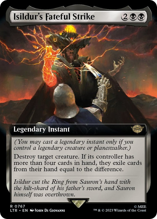 Isildur's Fateful Strike (Extended Art) (Surge Foil) (767) (LTR)