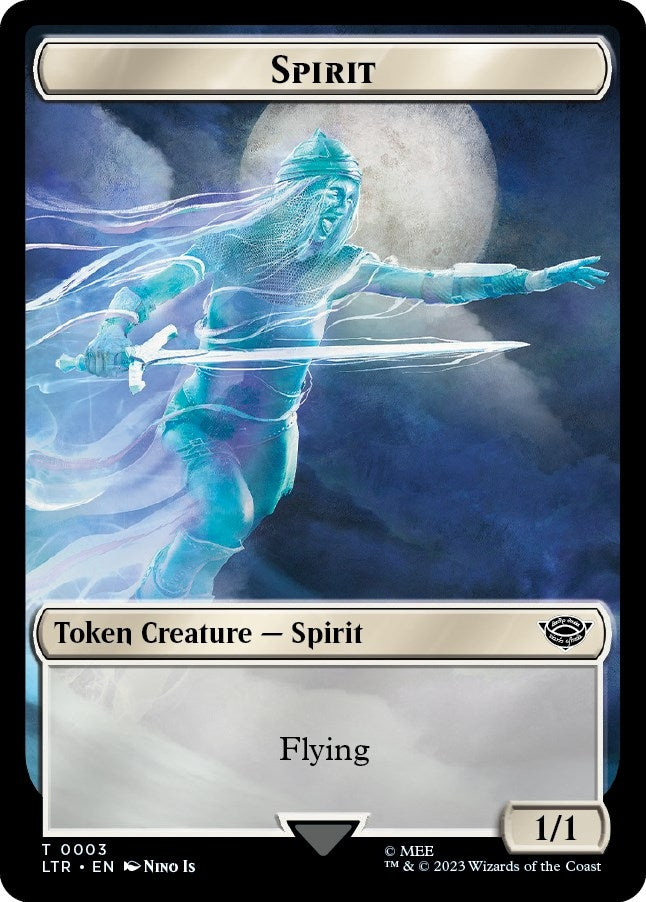 Spirit // Food (0009) Double-Sided Token (3 // 9) (LTR)