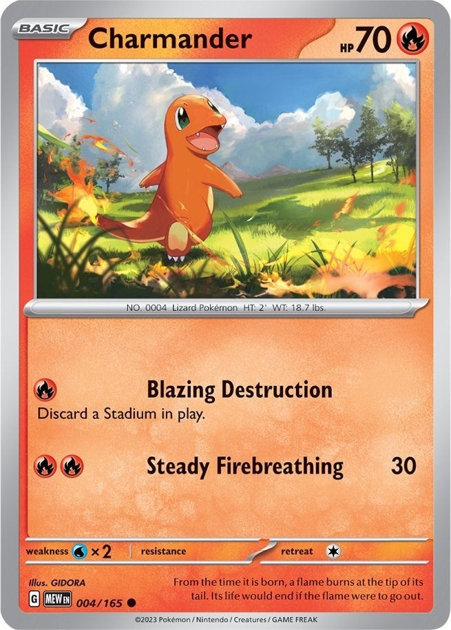 Charmander (004/165) (MEW)