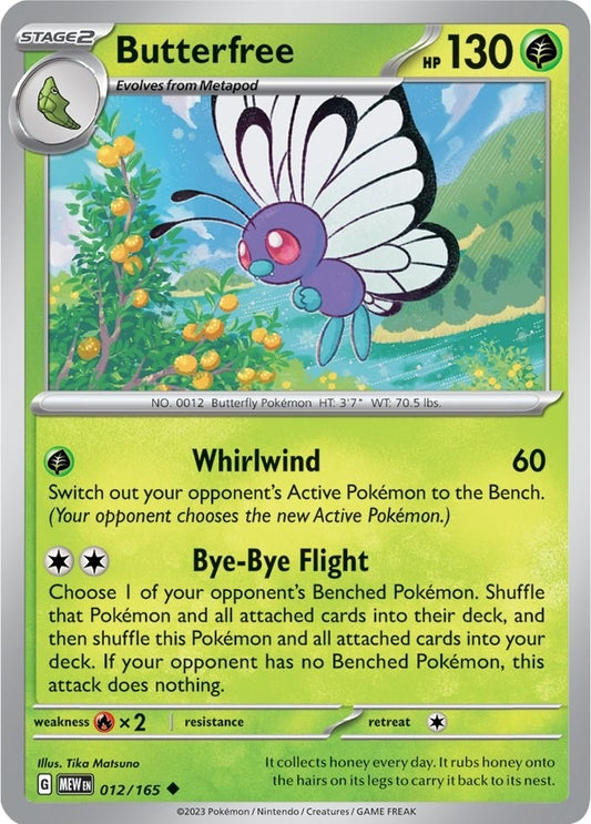 Butterfree (012/165) (MEW)