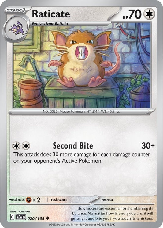 Raticate (020/165) (MEW)