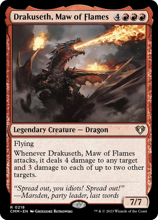 Drakuseth, Maw of Flames (218) (CMM)