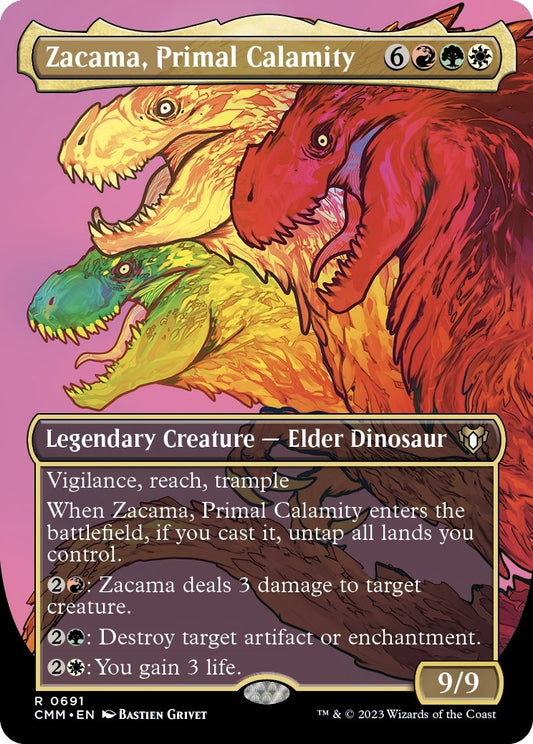 Zacama, Primal Calamity (Borderless) (691) (CMM)