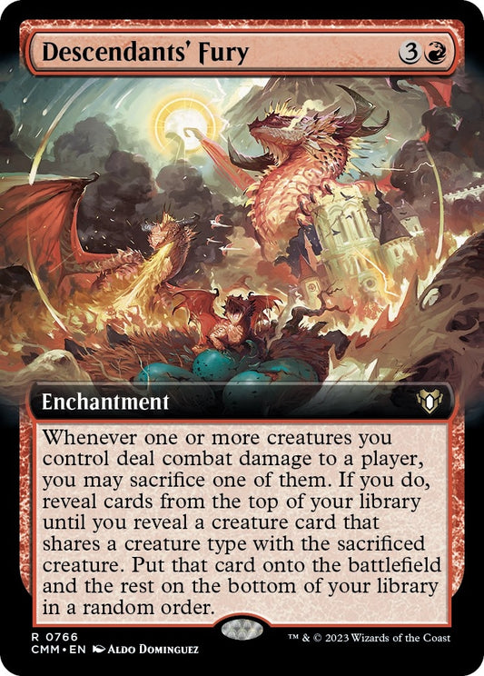 Descendants' Fury (Extended Art) (766) (CMM)
