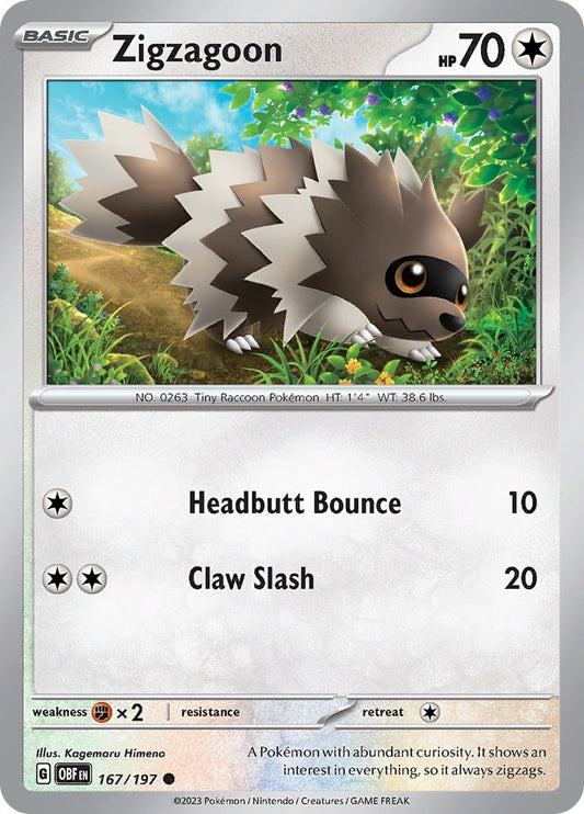 Zigzagoon (167/197) (OBF)