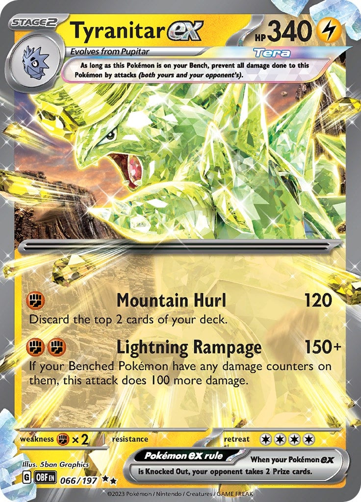Tyranitar ex (066/197) (SV03: Obsidian Flames) (OBF)
