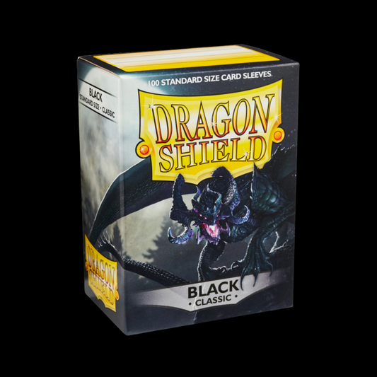 Dragon Shield Black Classic Sleeves 100x