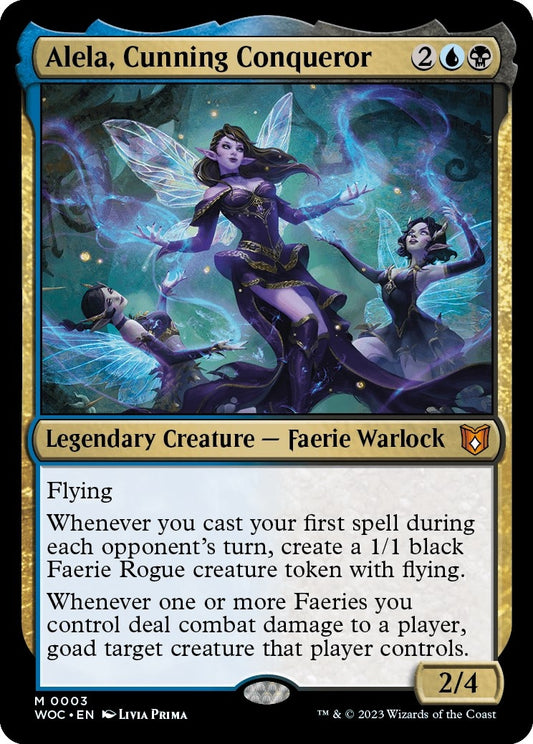 Alela, Cunning Conqueror (3) (WOC)