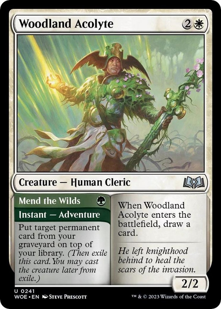 Woodland Acolyte (241) (WOE)