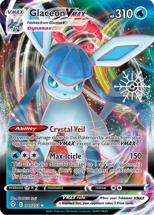 Glaceon VMAX - 041/203 (Holiday Calendar) (041/203) (MCAP)