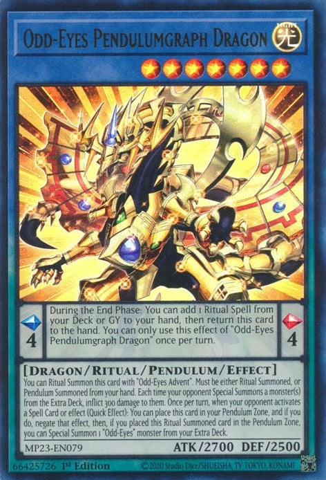 Odd-Eyes Pendulumgraph Dragon (MP23-EN079) (MP23)