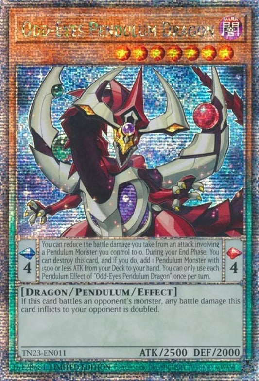 Odd-Eyes Pendulum Dragon (Quarter Century Secret Rare) (TN23-EN011) (TN23)