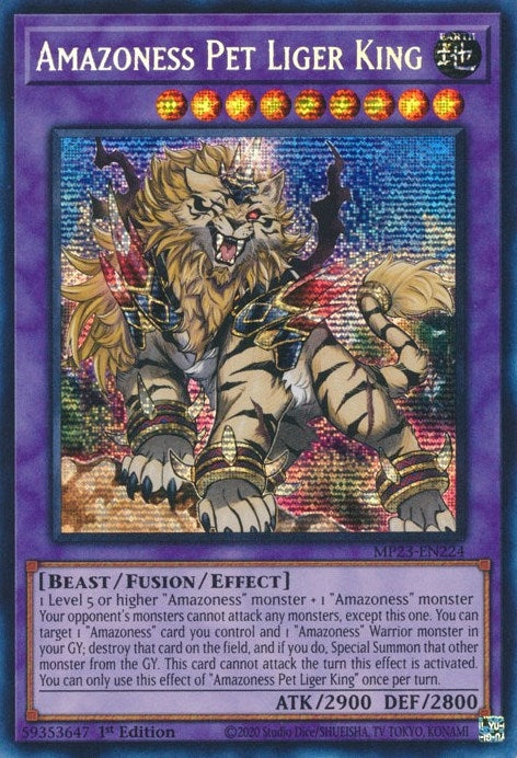 Amazoness Pet Liger King (MP23-EN224) (MP23)