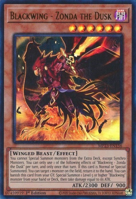 Blackwing - Zonda the Dusk (MP23-EN156) (MP23)