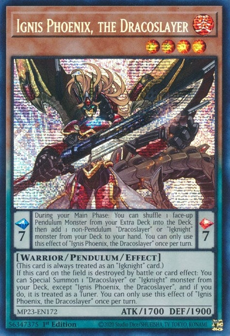 Ignis Phoenix, the Dracoslayer (MP23-EN172) (MP23)