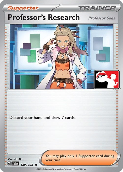 Professor's Research (189/198) (Prize Pack Series Cards)