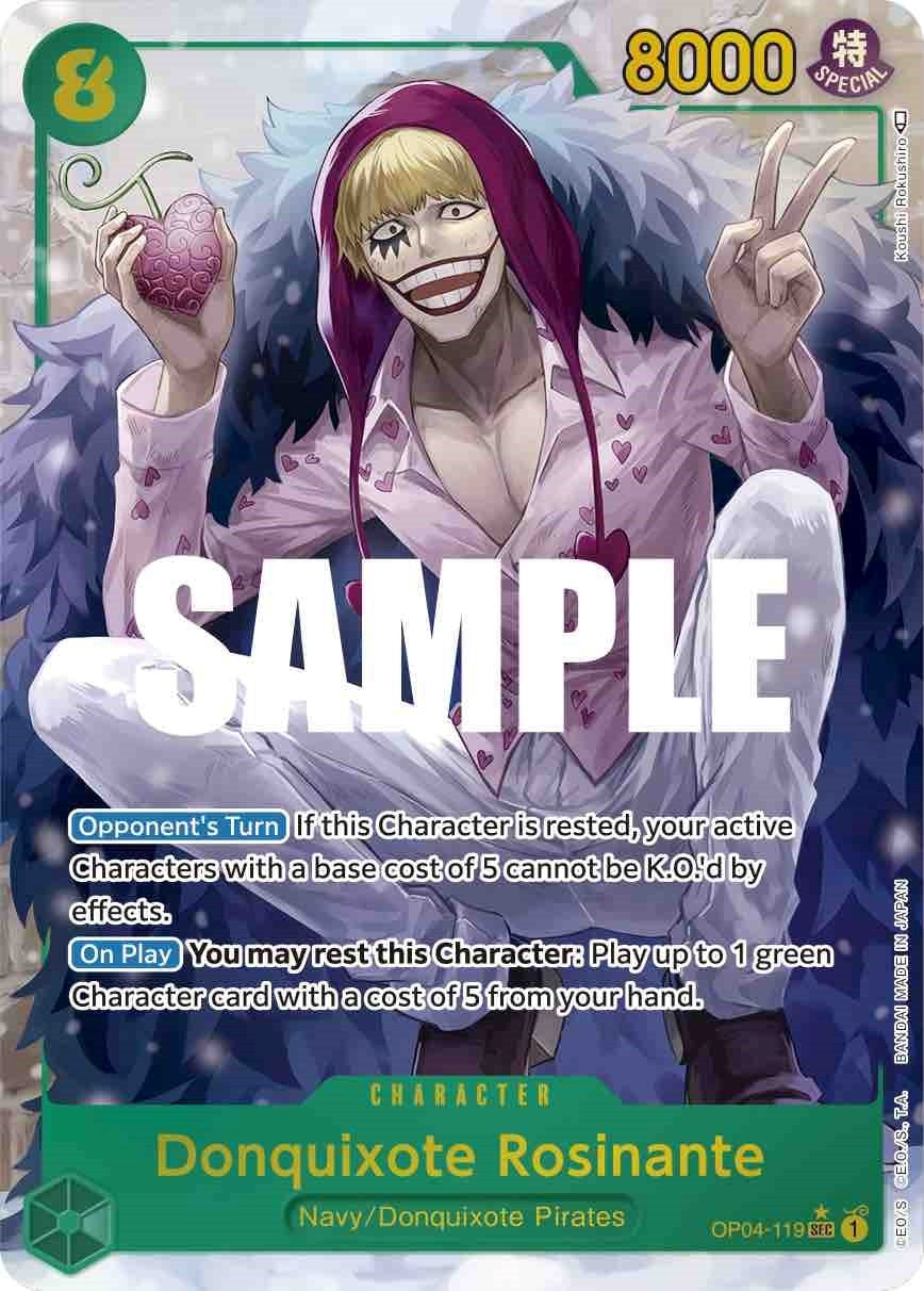 Donquixote Rosinante (Alternate Art) (OP04-119) (OP04)