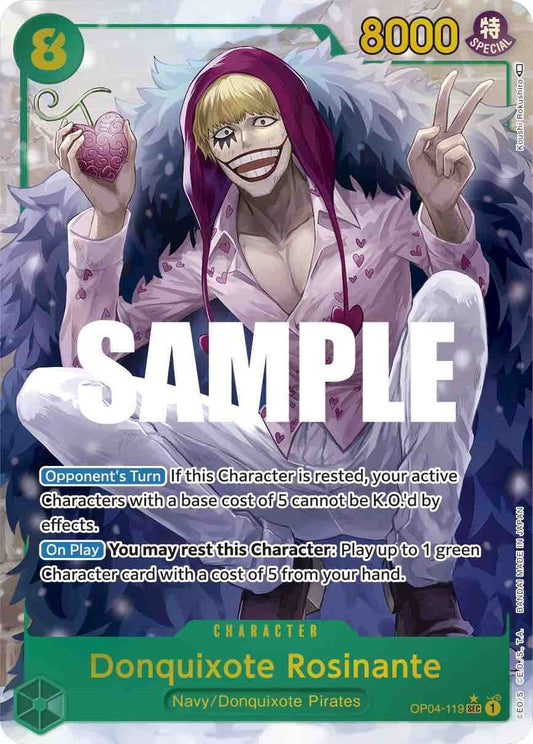 Donquixote Rosinante (Alternate Art) (OP04-119) (OP04)