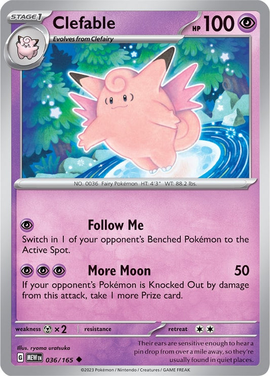 Clefable (036/165) (MEW)