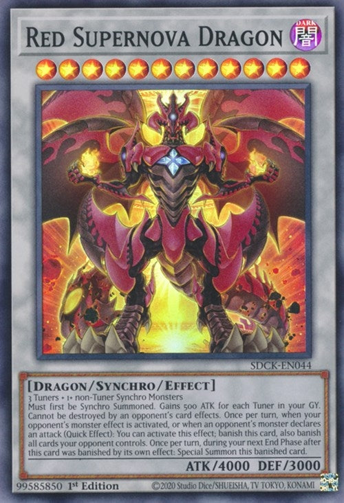 Red Supernova Dragon (SDCK-EN044) (SDCK)