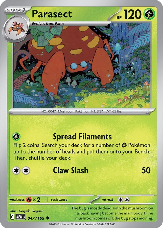 Parasect (047/165) (MEW)