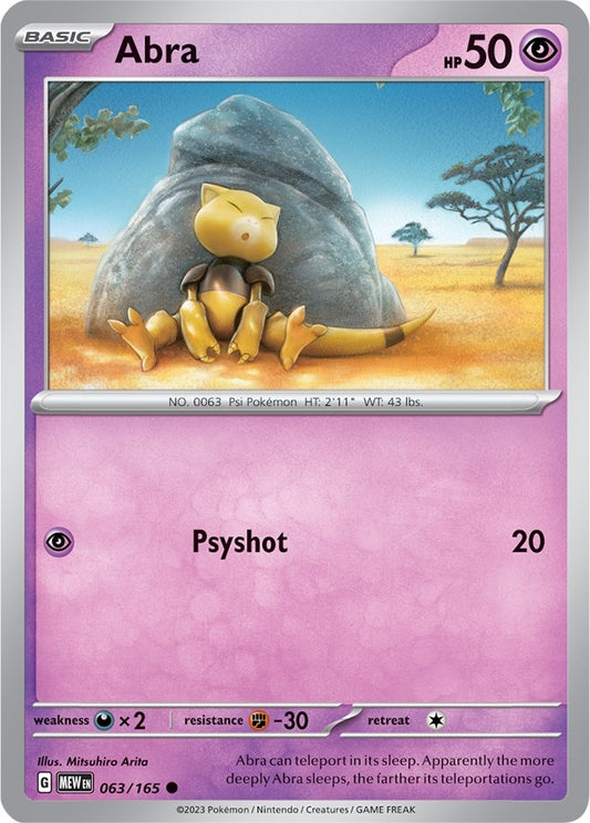 Abra (063/165) (MEW)