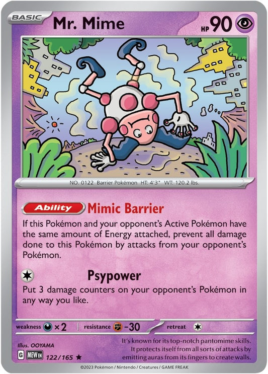 Mr. Mime (122/165) (MEW)