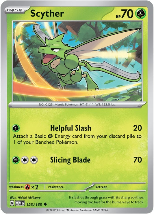 Scyther (123/165) (MEW)