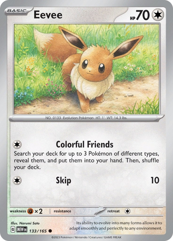 Eevee (133/165) (MEW)