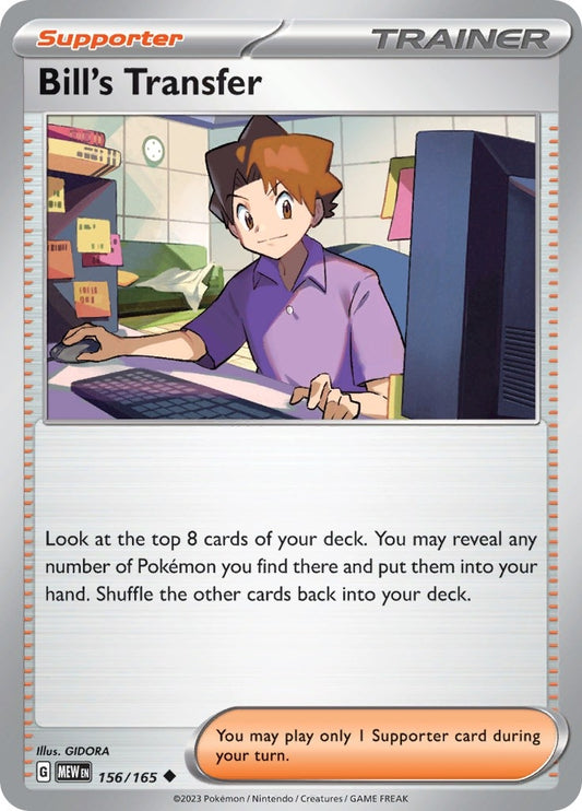 Bill's Transfer (156/165) (MEW)
