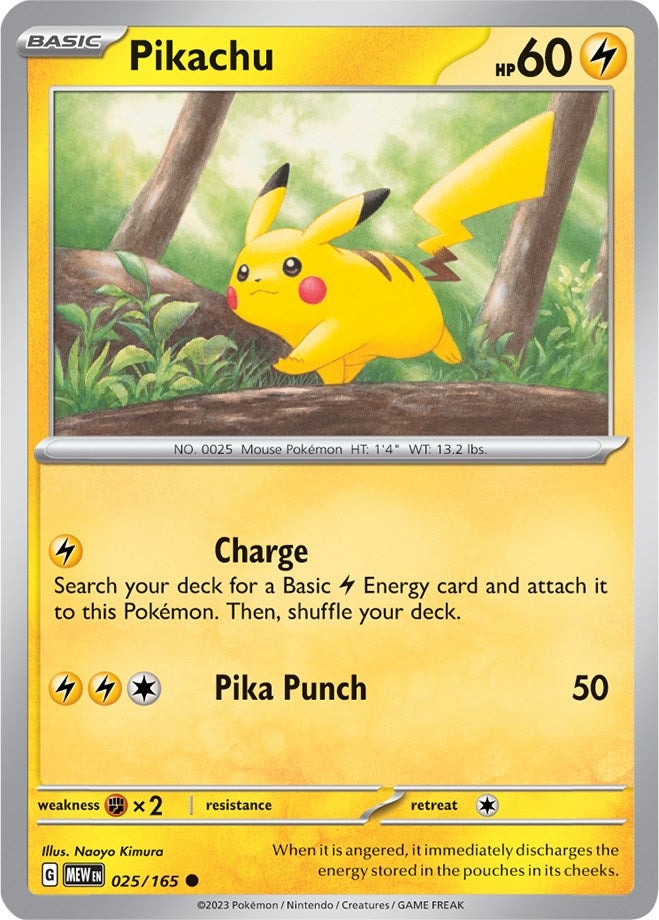 Pikachu (025/165) (MEW)