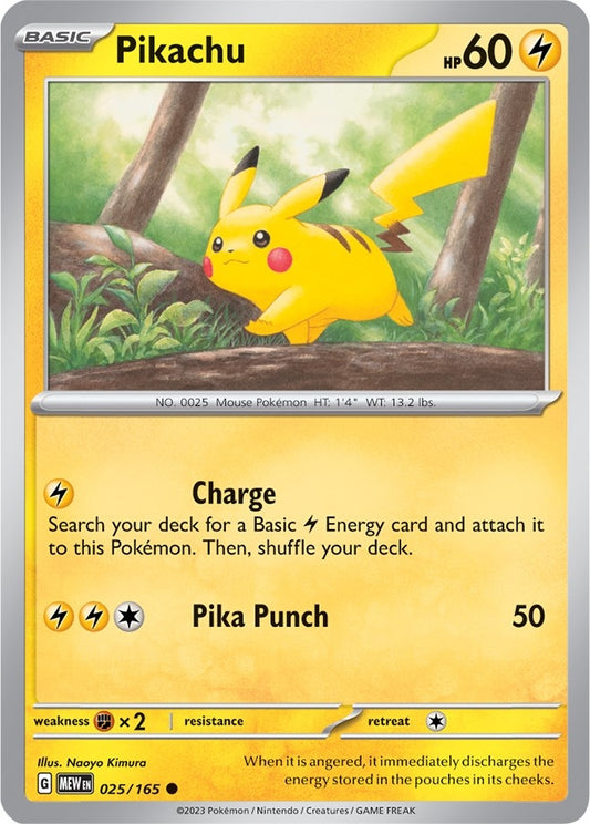 Pikachu (025/165) (MEW)