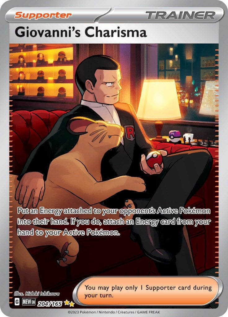 Giovanni's Charisma (204/165) (MEW)